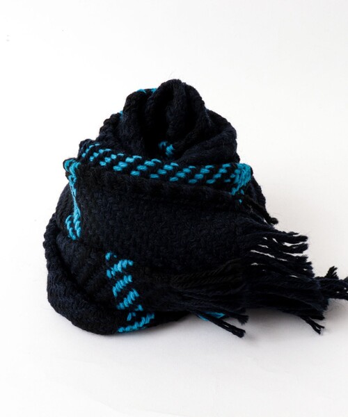 John branigan（ジョンブラニガン）の「【John Branigan/ジョン・ブラニガン】別注ニットロングマフラー18（マフラー・メンズ・ブラウン系その他/ブラック系その他/ブルー系その他・FREE）」の11枚目の写真