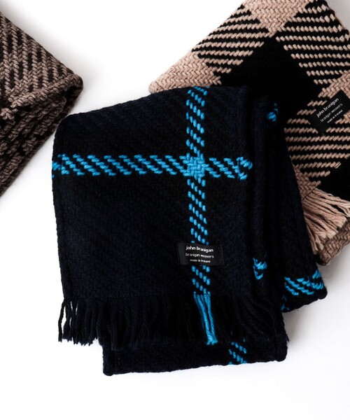 John branigan（ジョンブラニガン）の「【John Branigan/ジョン・ブラニガン】別注ニットロングマフラー18（マフラー・メンズ・ブラウン系その他/ブラック系その他/ブルー系その他・FREE）」の14枚目の写真