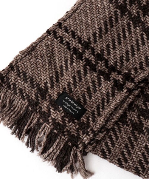 John branigan（ジョンブラニガン）の「【John Branigan/ジョン・ブラニガン】別注ニットロングマフラー18（マフラー・メンズ・ブラウン系その他/ブラック系その他/ブルー系その他・FREE）」の15枚目の写真