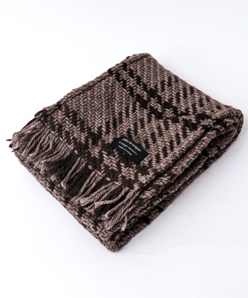 John branigan（ジョンブラニガン）の「【John Branigan/ジョン・ブラニガン】別注ニットロングマフラー18（マフラー・メンズ・ブラウン系その他/ブラック系その他/ブルー系その他・FREE）」の17枚目の写真