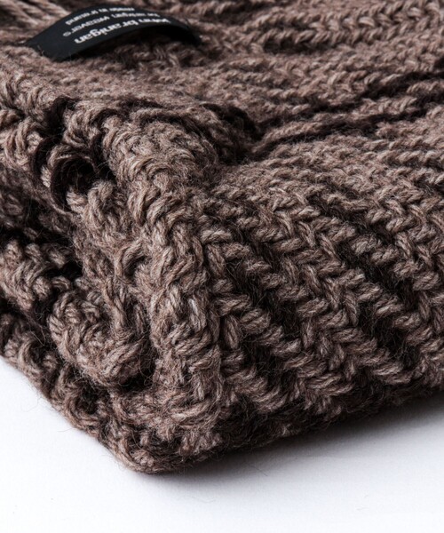 John branigan（ジョンブラニガン）の「【John Branigan/ジョン・ブラニガン】別注ニットロングマフラー18（マフラー・メンズ・ブラウン系その他/ブラック系その他/ブルー系その他・FREE）」の18枚目の写真