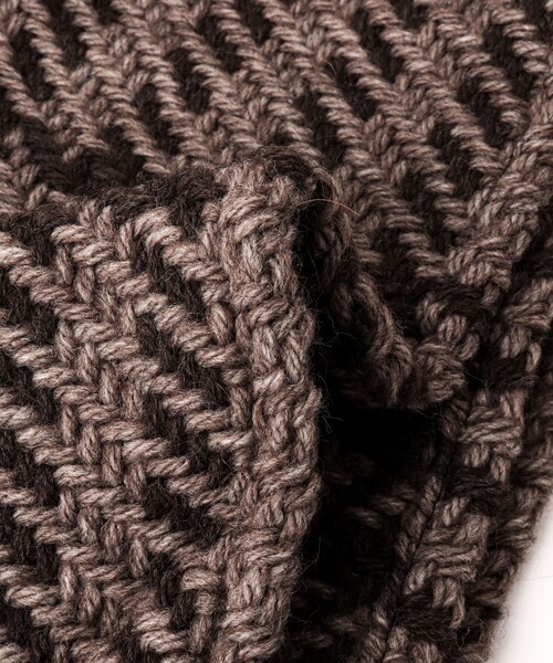 John branigan（ジョンブラニガン）の「【John Branigan/ジョン・ブラニガン】別注ニットロングマフラー18（マフラー・メンズ・ブラウン系その他/ブラック系その他/ブルー系その他・FREE）」の19枚目の写真