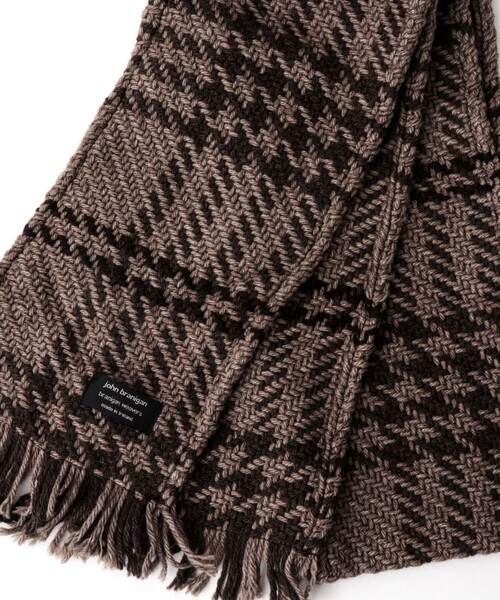 John branigan（ジョンブラニガン）の「【John Branigan/ジョン・ブラニガン】別注ニットロングマフラー18（マフラー・メンズ・ブラウン系その他/ブラック系その他/ブルー系その他・FREE）」の20枚目の写真