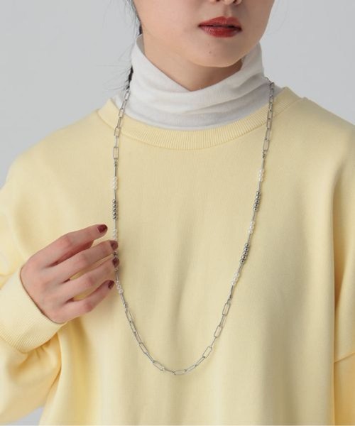 LEPSIM（レプシィム）の「ステンレスマルチWAYネックレス　611265（ネックレス・レディース・シルバー系その他/シルバー・ONE SIZE）」の2枚目の写真