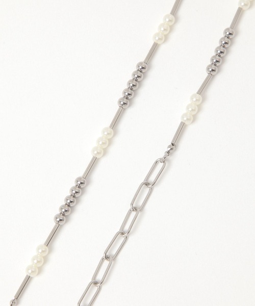 LEPSIM（レプシィム）の「ステンレスマルチWAYネックレス　611265（ネックレス・レディース・シルバー系その他/シルバー・ONE SIZE）」の5枚目の写真