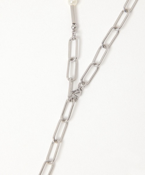 LEPSIM（レプシィム）の「ステンレスマルチWAYネックレス　611265（ネックレス・レディース・シルバー系その他/シルバー・ONE SIZE）」の6枚目の写真