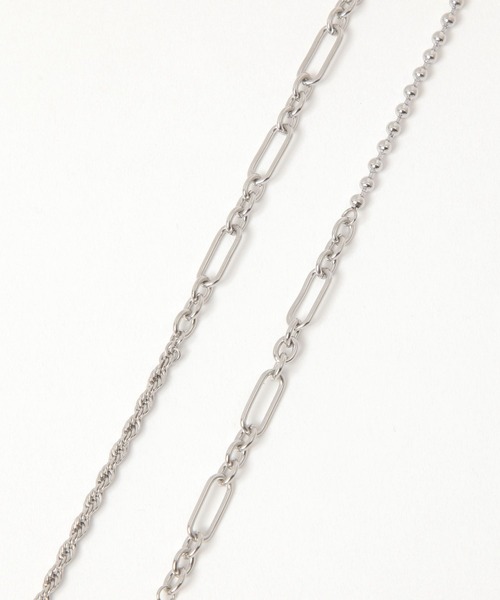 LEPSIM（レプシィム）の「ステンレスマルチWAYネックレス　611265（ネックレス・レディース・シルバー系その他/シルバー・ONE SIZE）」の7枚目の写真