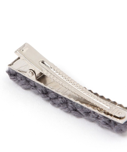 niko and...（ニコアンド）の「ニット2SETヘアクリップ（バレッタ/ヘアクリップ・レディース・イエロー/グレー/ブルー/アイボリー・0）」の6枚目の写真