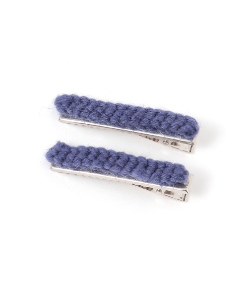 niko and...（ニコアンド）の「ニット2SETヘアクリップ（バレッタ/ヘアクリップ・レディース・イエロー/グレー/ブルー/アイボリー・0）」の10枚目の写真