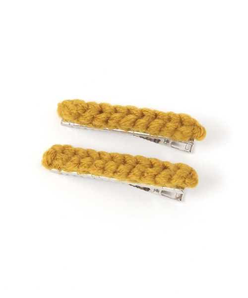 niko and...（ニコアンド）の「ニット2SETヘアクリップ（バレッタ/ヘアクリップ・レディース・イエロー/グレー/ブルー/アイボリー・0）」の11枚目の写真