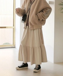 SallyLunn（サリーラン）の「ロング丈ティアードスカート（スカート）」