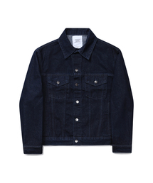 CONNECT KINLOCH（コネクトキンロック）の「[セミオーバー] ウォッシュドデニムトラッカージャケット (インディゴブルー)（デニムジャケット）」