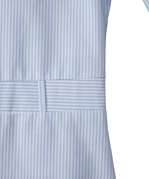 SALON DE YOHN（サロンドヨーン）の「Flare Long Shirt  Dress_ Blue Stripe（ワンピース・レディース・その他・SMALL/MEDIUM）」の5枚目の写真