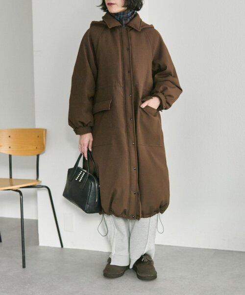 ear PAPILLONNER（イアパピヨネ）の「コットンタータンチェックストール（ストール/ショール・レディース・ネイビー・FREE）」の6枚目の写真