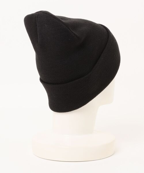 Alpha Industries（アルファインダストリーズ）の「ALPHA-ESSENTIAL BEANIE（ニットキャップ/ビーニー・メンズ・ホワイト/ブラウン/ブラック・FREE）」の4枚目の写真
