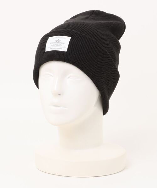 Alpha Industries（アルファインダストリーズ）の「ALPHA-ESSENTIAL BEANIE（ニットキャップ/ビーニー・メンズ・ホワイト/ブラウン/ブラック・FREE）」の9枚目の写真