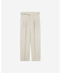 sortie（ソルティ）の「8s Linen Gurkha Trousers (Oatmeal)（スラックス）」