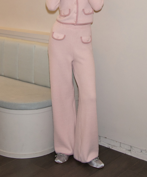 SALON DE YOHN(サロンドヨーン)の「Cozy Knit Pants_ Pink(その他パンツ・レディース・その他・SMALL/MEDIUM)」の1枚目の写真