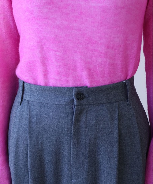 yuni（ユニ　）の「washable wool コクーンスカート（スカート・レディース・ブラック/グレー・FREE）」の22枚目の写真