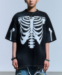 SCHISM INDUCING（スキズムインデューシング）の「RIB CAGE T SHIRT_BLACK（Tシャツ/カットソー）」