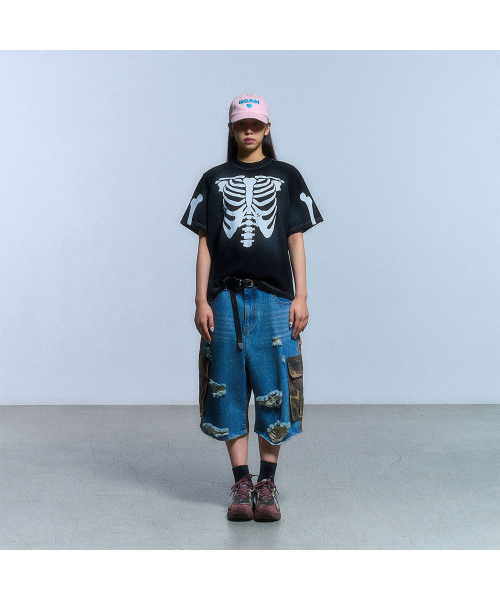 SCHISM INDUCING(スキズムインデューシング)の「RIB CAGE T SHIRT_BLACK(Tシャツ/カットソー・レディース・その他・MEDIUM/LARGE)」の10枚目の写真