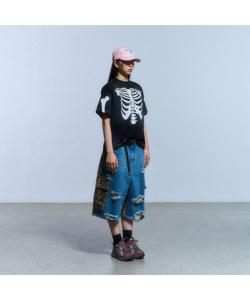 SCHISM INDUCING(スキズムインデューシング)の「RIB CAGE T SHIRT_BLACK(Tシャツ/カットソー・レディース・その他・MEDIUM/LARGE)」の11枚目の写真