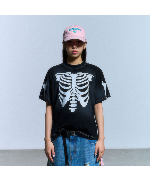 SCHISM INDUCING(スキズムインデューシング)の「RIB CAGE T SHIRT_BLACK(Tシャツ/カットソー・レディース・その他・MEDIUM/LARGE)」の14枚目の写真
