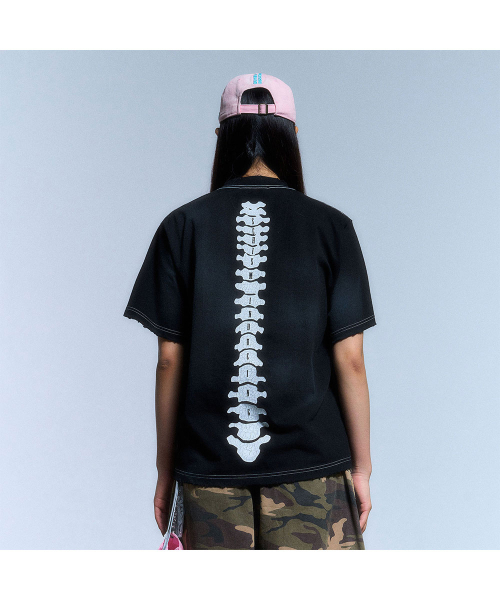 SCHISM INDUCING(スキズムインデューシング)の「RIB CAGE T SHIRT_BLACK(Tシャツ/カットソー・レディース・その他・MEDIUM/LARGE)」の15枚目の写真