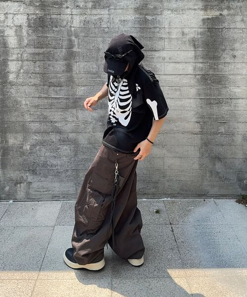 SCHISM INDUCING(スキズムインデューシング)の「RIB CAGE T SHIRT_BLACK(Tシャツ/カットソー・レディース・その他・MEDIUM/LARGE)」の21枚目の写真