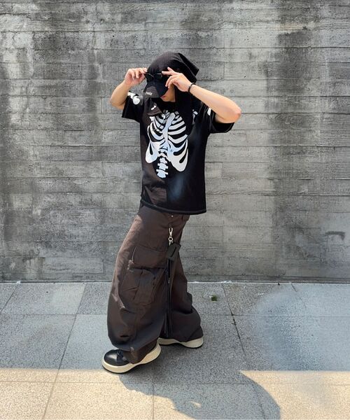 SCHISM INDUCING(スキズムインデューシング)の「RIB CAGE T SHIRT_BLACK(Tシャツ/カットソー・レディース・その他・MEDIUM/LARGE)」の22枚目の写真