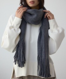 マフラー（グレー/灰色系・フリンジ）ファッション通販 - ZOZOTOWN