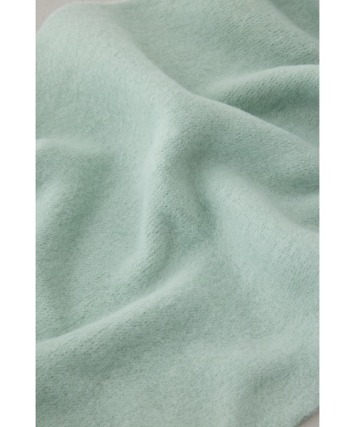 AZUL by moussy（アズールバイマウジー）の「ソフトタッチニットフリンジストール（マフラー・レディース・アイボリー/チャコールグレー/ミント/ピンク・FREE）」の22枚目の写真