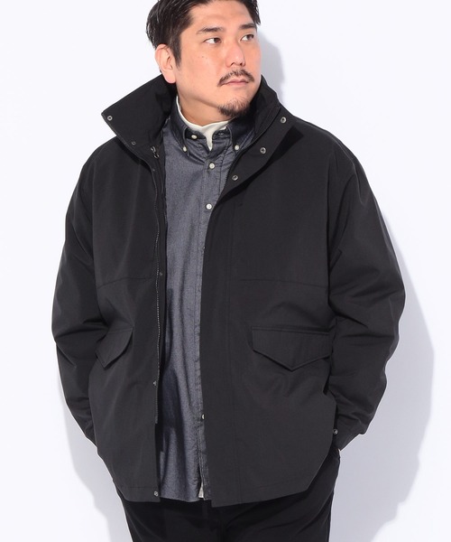B&T CLUB(ビーティークラブ)の「B&T CLUB (ビーアンドティークラブ) EVOL-TEX 3WAY 中綿ベストライナー フード収納 フルジップ ジャケット(ダウンジャケット/コート・メンズ・ブラック/ダークグレー・X1(3L~4L)/X2(4L~5L)/X3(6L~7L))」の1枚目の写真