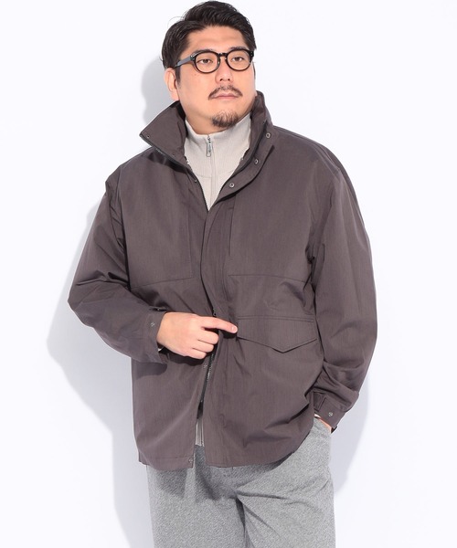 B&T CLUB(ビーティークラブ)の「B&T CLUB (ビーアンドティークラブ) EVOL-TEX 3WAY 中綿ベストライナー フード収納 フルジップ ジャケット(ダウンジャケット/コート・メンズ・ブラック/ダークグレー・X1(3L~4L)/X2(4L~5L)/X3(6L~7L))」の15枚目の写真