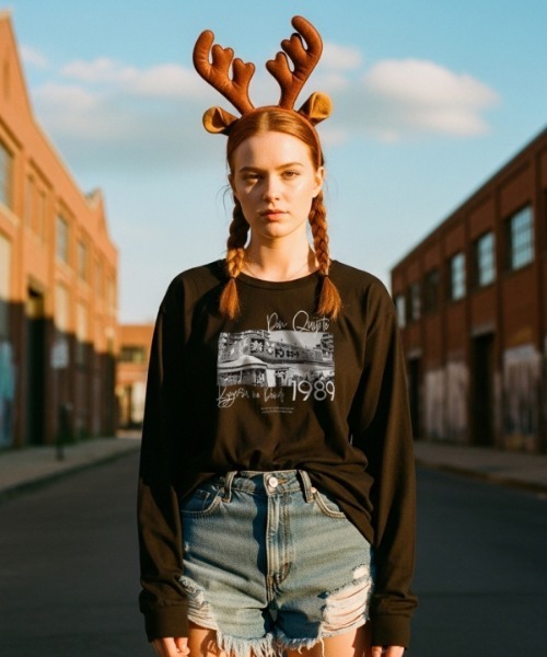 ドン・キホーテ(ドンキホーテ)の「「ドン・キホーテ×ZOZOTOWN」 Photo LONG T-SHIRT(Tシャツ/カットソー・メンズ・ブラック・X-LARGE/LARGE/MEDIUM/SMALL)」の1枚目の写真