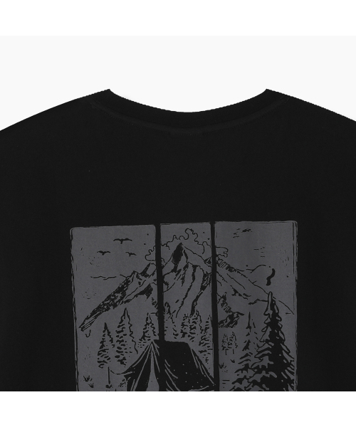 BEARHOUSE(ベアハウス)の「コマ(Coma) キャンピングT_BK(Tシャツ/カットソー・メンズ・その他・SMALL/LARGE/X-LARGE)」の7枚目の写真