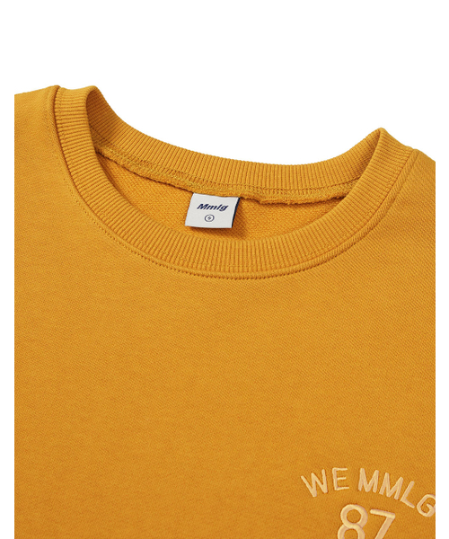 MMLG（エムエムエルジー）の「[Mmlg] WE MMLG LOGO SWEAT (MUSTARD)（スウェット・レディース・その他・X-LARGE/SMALL/MEDIUM/LARGE）」の3枚目の写真