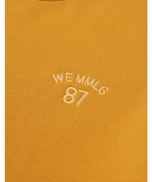 MMLG（エムエムエルジー）の「[Mmlg] WE MMLG LOGO SWEAT (MUSTARD)（スウェット・レディース・その他・X-LARGE/SMALL/MEDIUM/LARGE）」の4枚目の写真