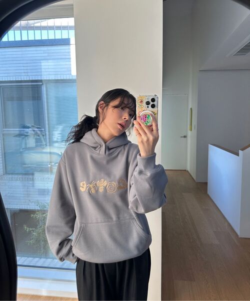 COTTE(コッテ)の「ドゥドゥルガーデン フリースフードパーカー(グレー)(パーカー・レディース・その他・size2/size1)」の5枚目の写真