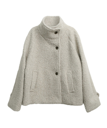 Teddy boucle half coat_3 Colors