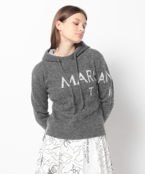 MARK & LONA（マークアンドロナ）の「Lexa Mohair Knit Hoodie | WOMEN（ニット/セーター・レディース・グレー/マスタード・36）」の8枚目の写真
