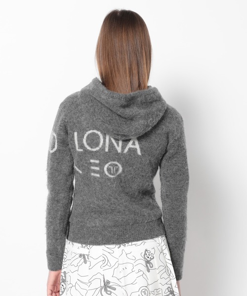 MARK & LONA（マークアンドロナ）の「Lexa Mohair Knit Hoodie | WOMEN（ニット/セーター・レディース・グレー/マスタード・36）」の11枚目の写真