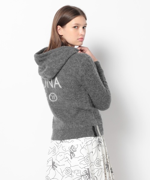 MARK & LONA（マークアンドロナ）の「Lexa Mohair Knit Hoodie | WOMEN（ニット/セーター・レディース・グレー/マスタード・36）」の12枚目の写真