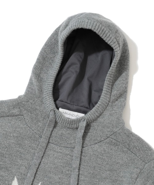 MARK & LONA（マークアンドロナ）の「Lexa Mohair Knit Hoodie | WOMEN（ニット/セーター・レディース・グレー/マスタード・36）」の14枚目の写真