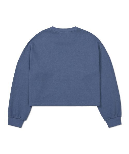 WEST GRAND BOULEVARD(ウエストグランドブルバード)の「スケッチオーバーサイズクロップスウェット ASH BLUE(スウェット・レディース・その他・ONE)」の3枚目の写真