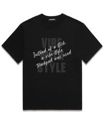 VIBE STYLE 半袖Tシャツ (VS0130) ブラック
