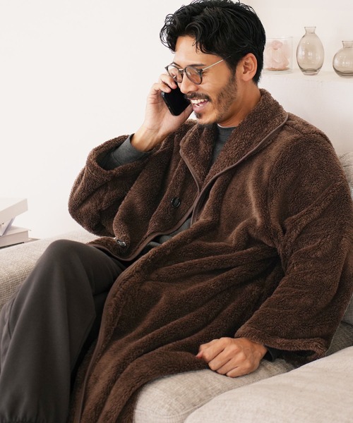 セール】着る毛布 モコボアルームコート あったかルームウェア（ルーム