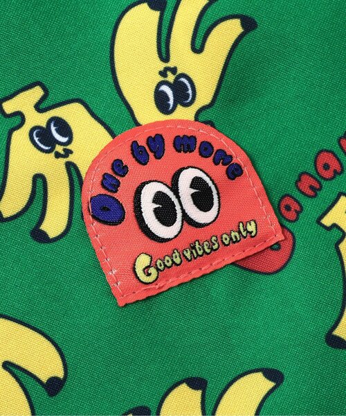 BREEZE（ブリーズ）の「one by more　巾着(L)（ポーチ・キッズ・オフホワイト/ピンク/グリーン・LARGE）」の6枚目の写真