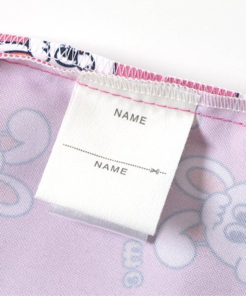 BREEZE（ブリーズ）の「one by more　巾着(L)（ポーチ・キッズ・オフホワイト/ピンク/グリーン・LARGE）」の13枚目の写真