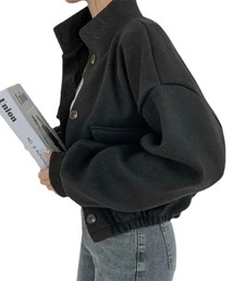 ショート丈メルトンコート
